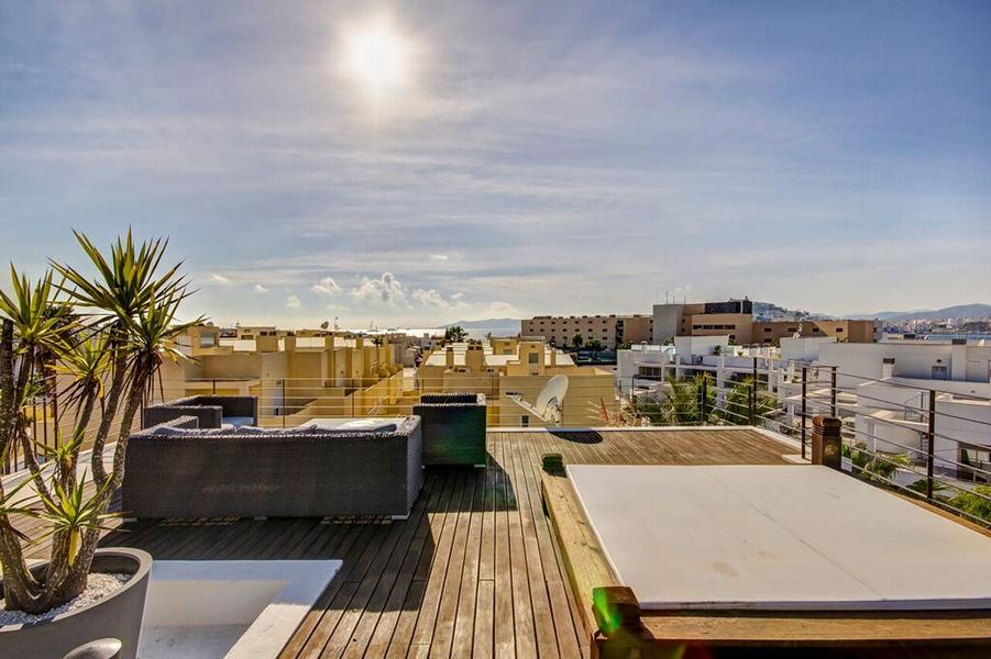 This modern villa in Ibiza Talamanca for top price to sale