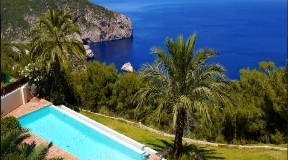 Luxury villa in San Miquell with stunning sea views