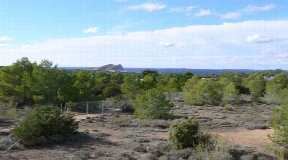 Plot in Cala Conte with impressive see views