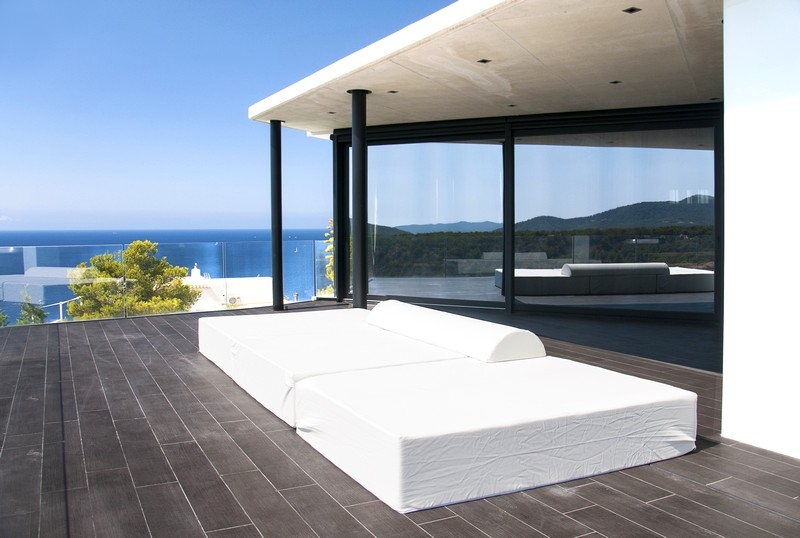 Contemporary villa with ocean panoramic views up to Formentera in Vista Alegre