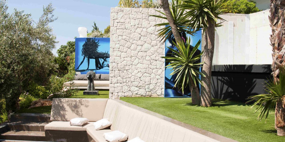 Contemporary villa with ocean panoramic views up to Formentera in Vista Alegre