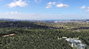Nice plot with wonderful views of the countryside sea and sunset in San Rafael