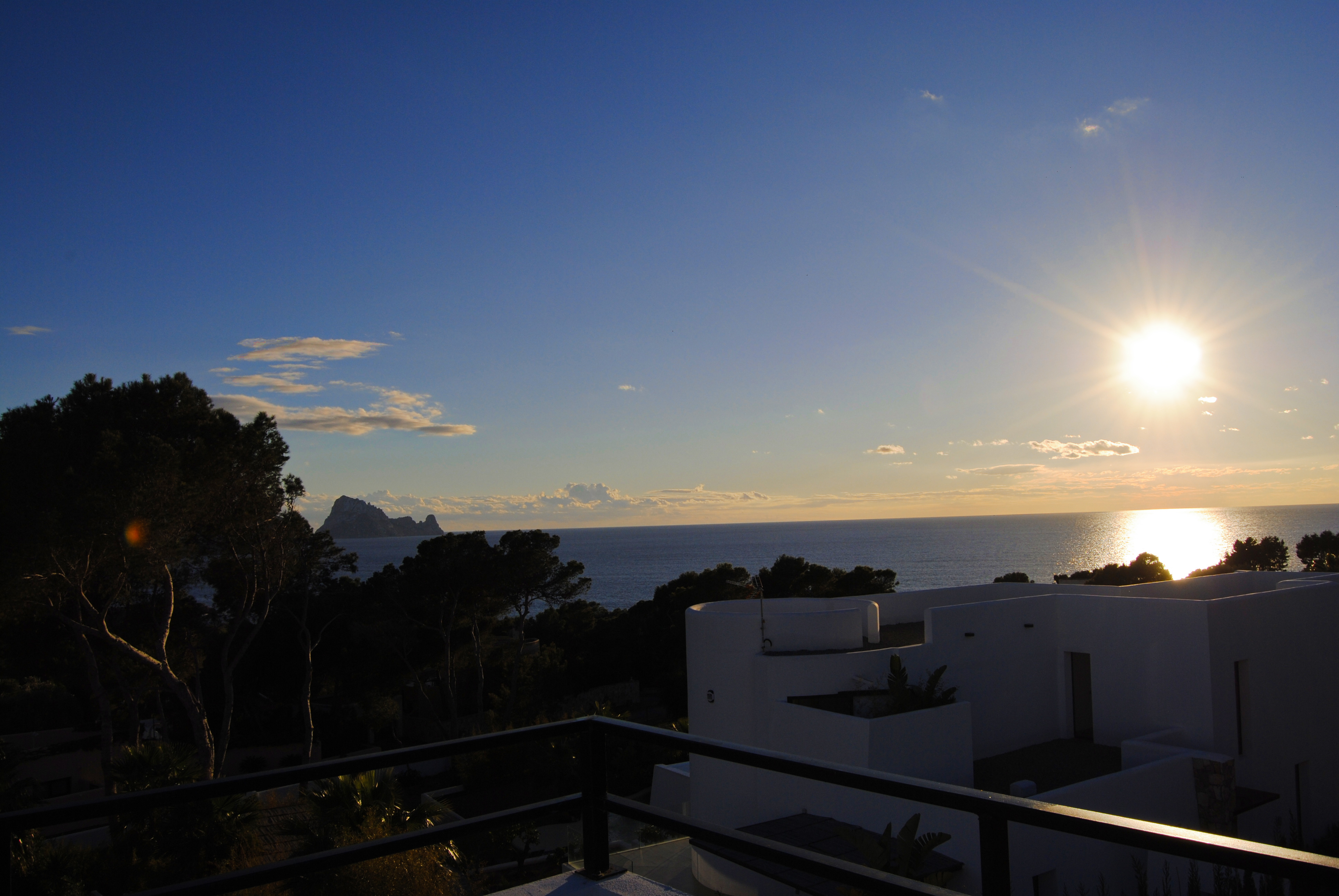 wonderful newly built villa for sale with views to Es Vedra