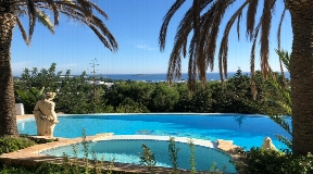 Spectacular sea facing villa in Santa Eulalia