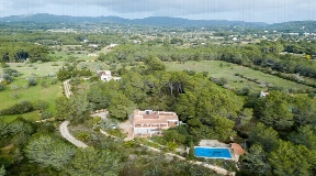 Pleasant Ibiza style villa for sale in Santa Eularia