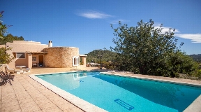 Superb Ibiza property great views over the valley near San José for sale