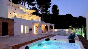 Beautiful villa in a private area in Es Cubells - Ibiza for sale
