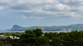 Contemporary villa with breathtaking views of sunset and sunrise in Port des Torrent