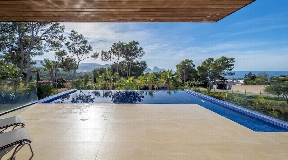 Luxury new built detached villa in San Jose with Spa and indoor pool and amazing views to Es Vedra