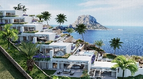 Nice villas for sale with sea views in Cala Carbo
