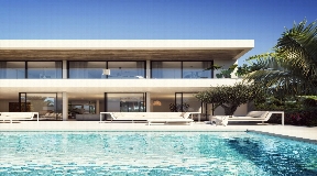 Luxurious project of an ultra-modern villa in Talamanca for sale