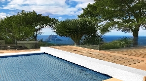 Superb private hilltop property for sale with a unique location in Ibiza
