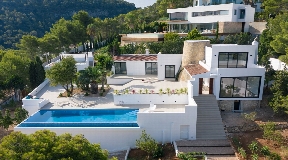 New Modern restored villa in Cala Moli with fantastic sea views