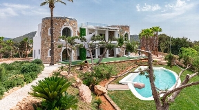 Nice villa in Cala Jondal for sale on Ibiza with amazing views