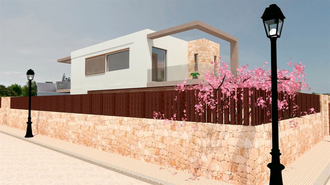 Brand new detached villa with pool in Santa Gertrudis for sale