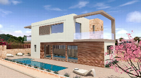 Brand new detached villa with pool in Santa Gertrudis for sale