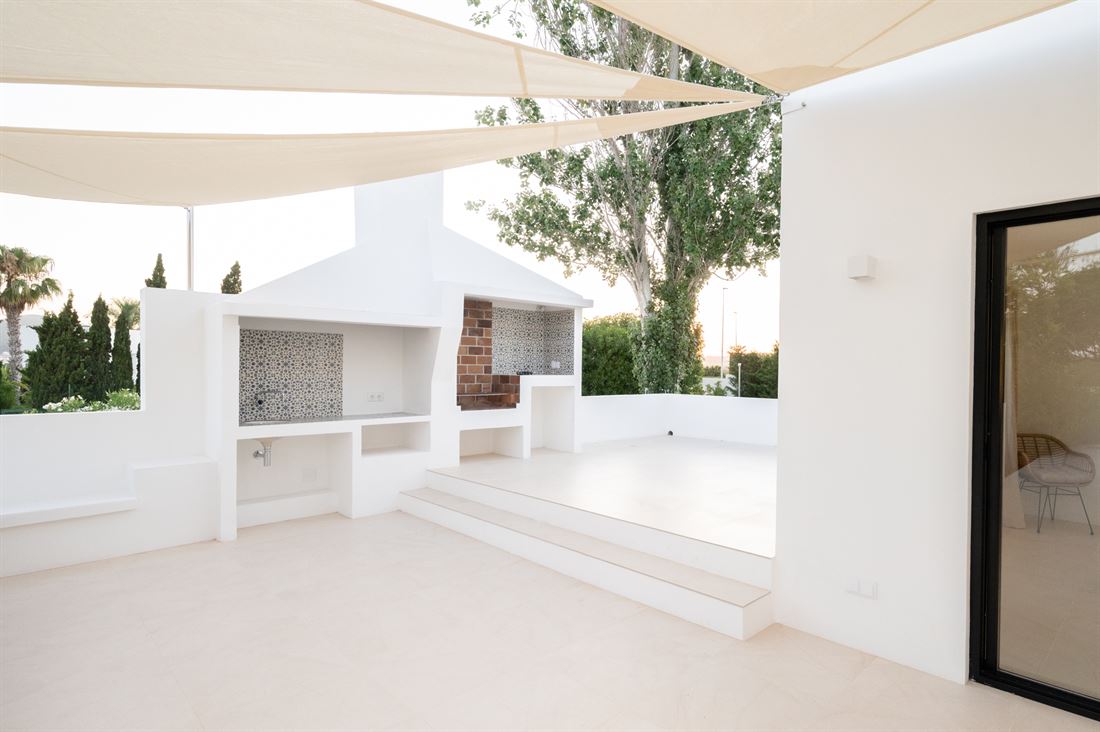 Recently rebuilt urban villa situated at Jesus 5 min from Ibiza Town for sale