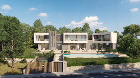 Minimalistic Villa for sale which has 413m2 and a basement plot of 1432m2