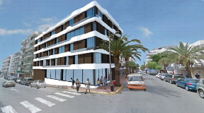 Project with license for boutique hotel in Santa Eulalia for sale