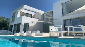 Villa with superb views to Talamanca bay in Can Rimbau for sale