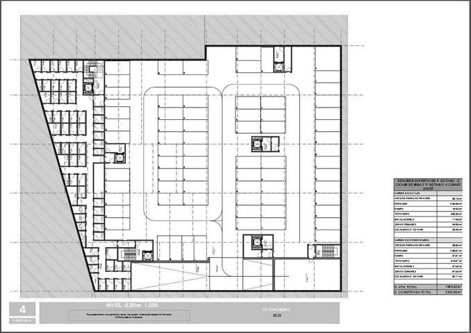 Nice building land in the center of Santa Eulalia for 63 apartments