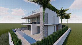 Wonderful modern house of 250 m2 with sea views in Ses Torres for sale