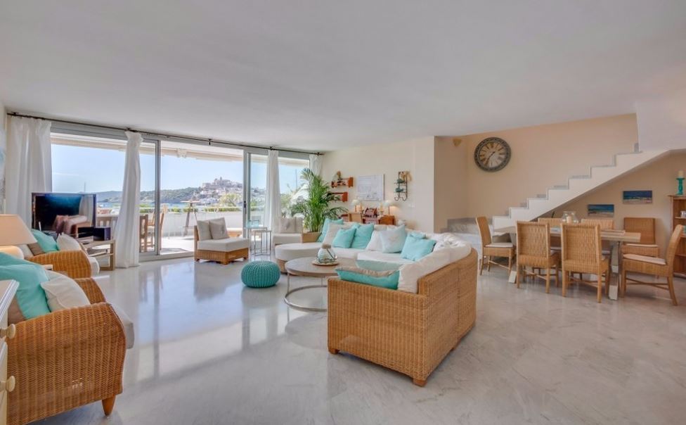 Exclusive duplex penthouse prime location on Ibiza for sale