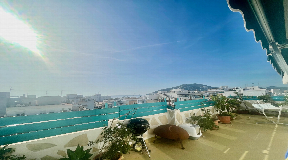Nice spacious sea view penthouse in santa Eulalia for sale