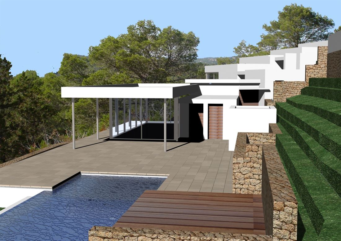 To be finished project in the middle of nature with total privacy in San José for sale
