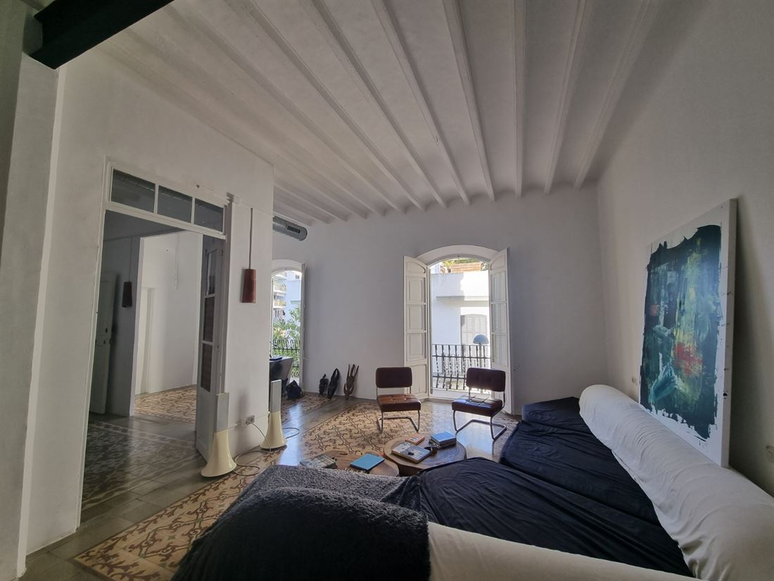Three apartments in historical building in Ibiza with elevator for sale