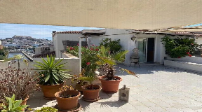 Nice penthouse with views to dalt vila in Jesus, Ibiza
